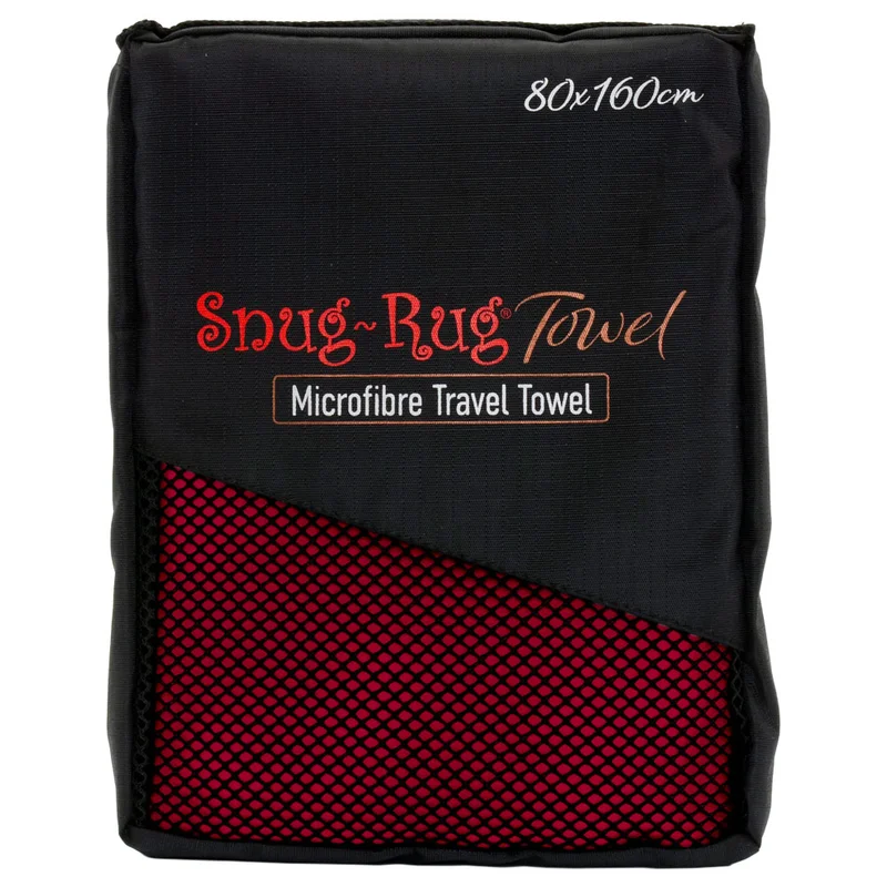 Snug-Rug Pyyhe Iso Punainen