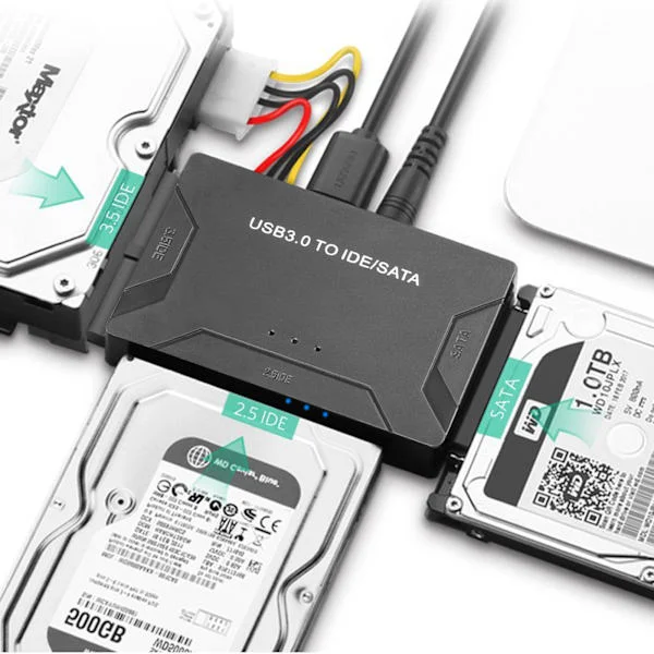IDE till USB-omvandlare för SATA-hårddisk med USB 3.0-anslutning [YJD]