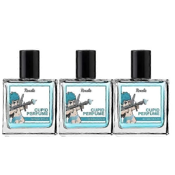 3 kpl Cupid Hypnosis -hajuvesi, pitkäkestoinen feromoni Eau De Parfum kukkainen raikas tuoksu 50 ml