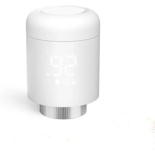 Smart termostat startpaket med radiatorstyrning via en app och en smart högtalare