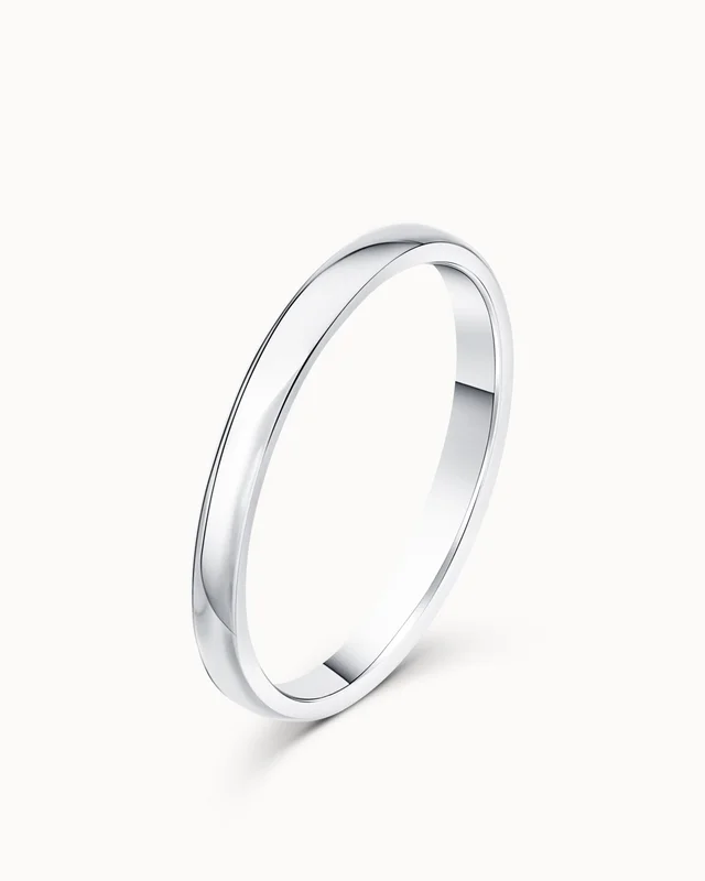 Glat ring dame Marie 950 Platin - Forlovelsesringe & Vielsesringe hos Vanbruun