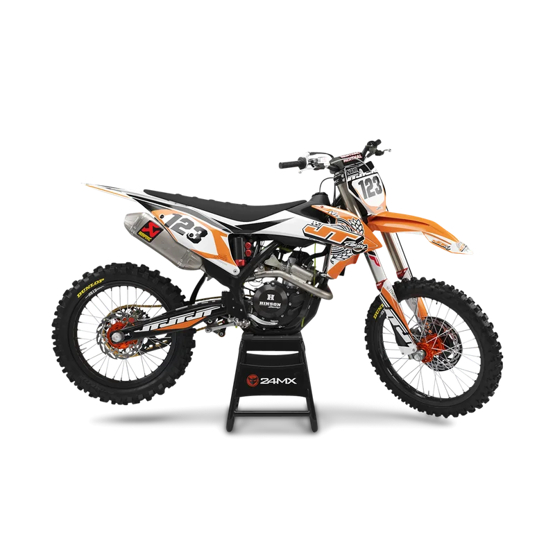 Dekorset Komplett + Dekor Startnummerntafel 24MX JT Racing - Gas Gas TXT Racing 300 2024-2024