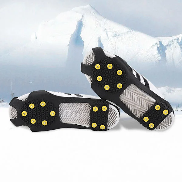 Non-slip Ice Cleats for Mountaineering Boots, Large Size
