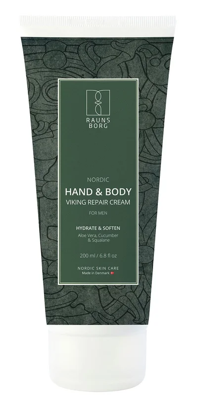 Spar 25% • Køb 2, Raunsborg Raunsborg MAN Viking Repair Hand & Body Cream 200 ml, Mænd, Kropspleje, Håndcreme