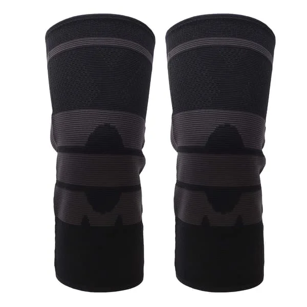 2-pack Stickade Varma Knäskydd Sport Knäskydd för Basket Vandring Löpning Klättring XL
