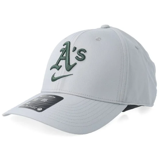 Nike MLB - MLB Grå adjustable Caps - Oakland Athletics Primetime Club S Uv Ripstop Grey Adjustable @ Hatstore