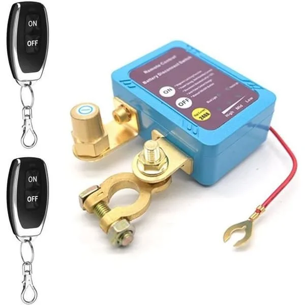 12V 240A (500A topp) trådlös fjärrströmbrytare för batteri – automatisk avstängning, 3mA standby