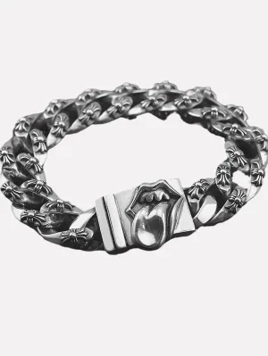 Chrome hearts x rolling stone bracelet