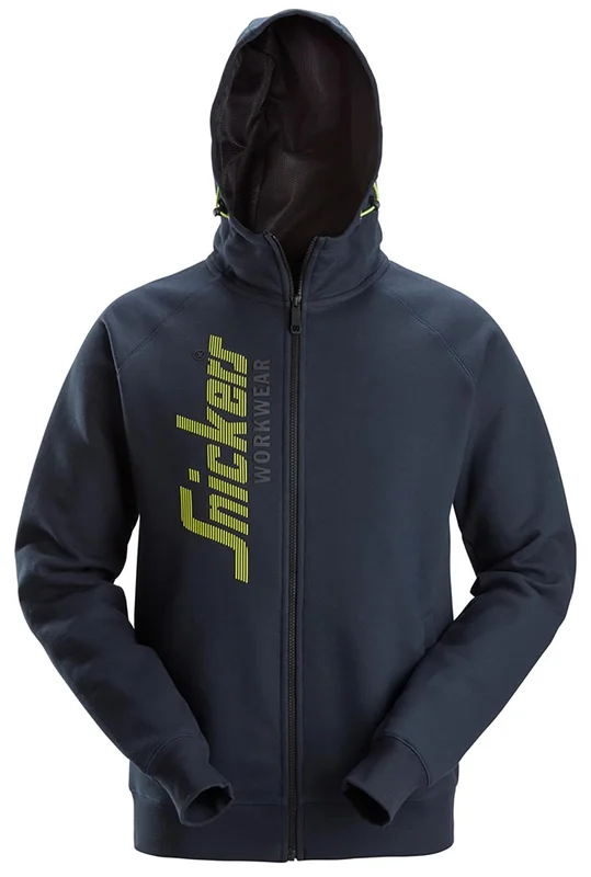 Snickers Workwear 2846-9500 Luvtröja med logga, marinblå M, Arbetskläder