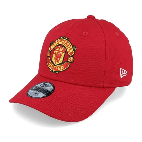 New Era - Football Rouge adjustable Casquette - Kids Manchester United Core Youth 9FORTY Manutd Scarlet Adjustable @ Hatstore
