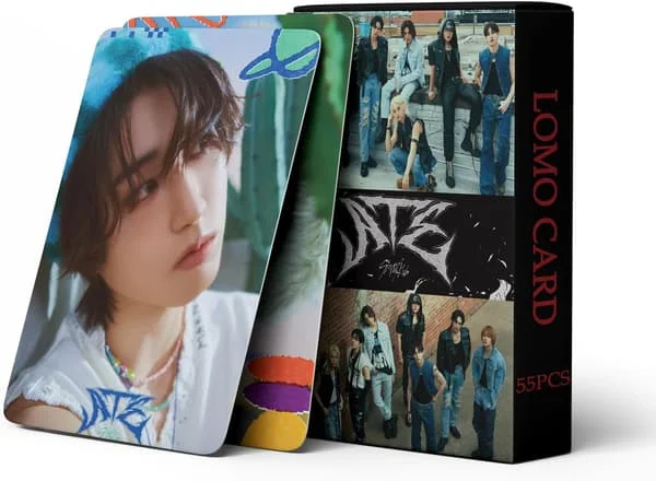 55 st Kpop Stray Kids ATE fotokort, Stray Kids Merch, kort, Stray Kids ATE, album, kort, Stray Kids fotokort för fans