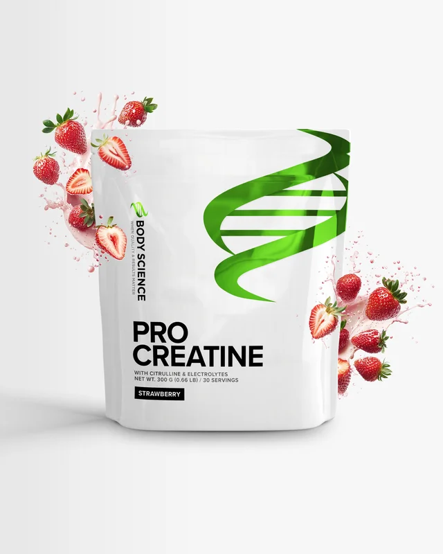 Kreatin - 300 g - Unflavoured - Body Science 3-pH-CM - Kreatin monohydrat, Buffrat kreatin