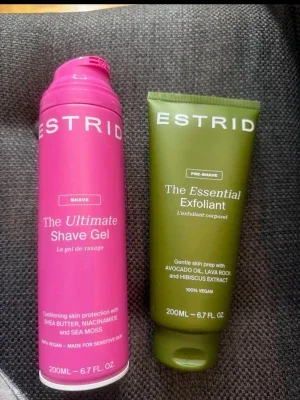 Estrid rakgel och exfoliant duo