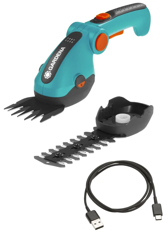 Gardena ComfortCut Grässax med batteri och laddare, Trädgårdsmaskiner