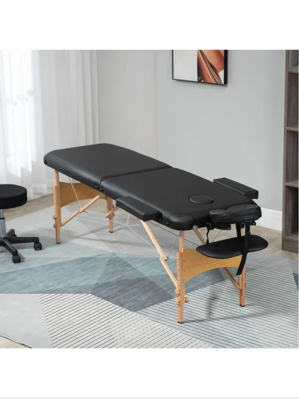AliExpress - Table de massage pliante Homcom avec hauteur réglable 67-92 cm pour usage professionnel en esthétique, acupuncture et physiothérapie 