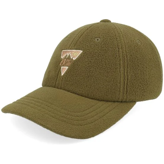 Picture - Grün unconstructed Cap - Dreeze Fleece Tobacco Green Dat Cap / Unstructured @ Hatstore, Fleece, One Size, Grün