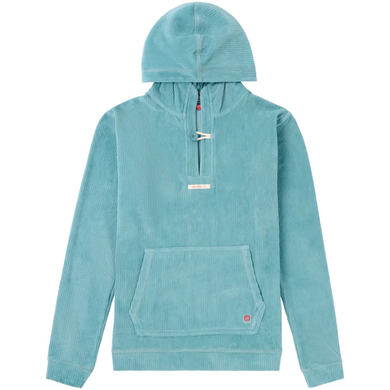 Amundsen Comfy Cord Hood Womens Aqua