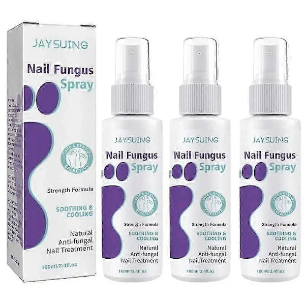 1/2/3 stk Medinail Soppspray, Behandling av neglesopp, Neglesoppbehandling for tånegler (3 stk)