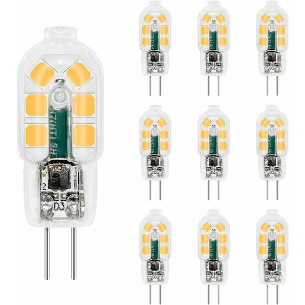 G4 LED-lamppu 12V 2W neutraalinvalkoinen 4000K, 200LM, vastaa halogeenilamppua G4 10W 20W, ei himmennettävä, AC DC G4 12V LED 4000K-10kpl