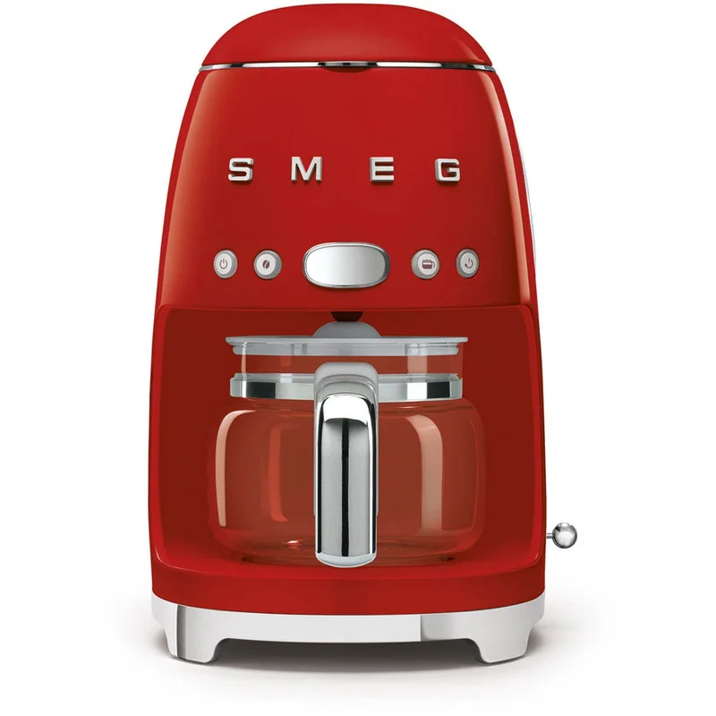 Smeg Retro kaffemaskine, DCF02RDEU - Rød | KitchenOne