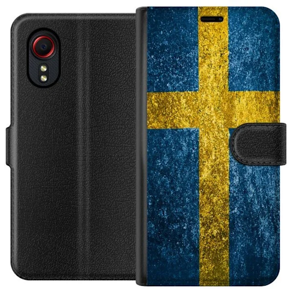 Kompatibelt Plånboksfodral till Samsung Galaxy Xcover 5 Sweden