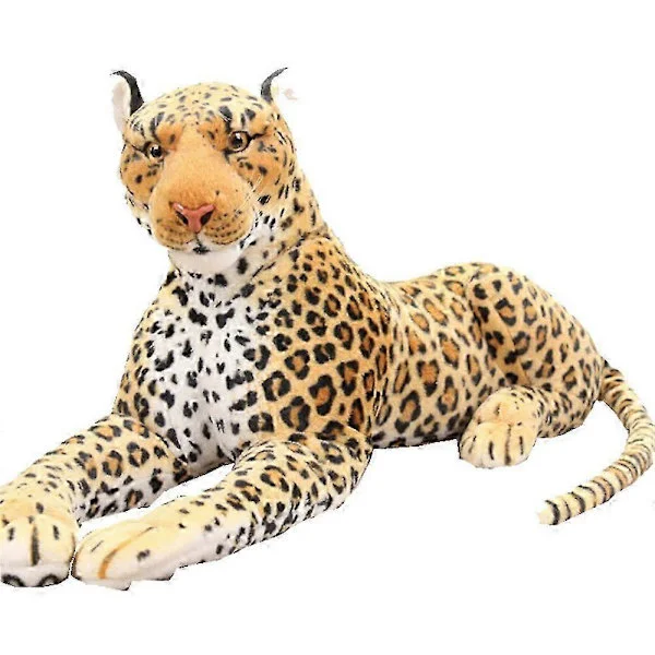 2025 Kjempe Leopard Kosedyr Stor Kosedyr Gepard Plysj Leker Gaver til Barn 55CM