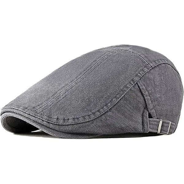 Flat Caps for Men, Vintage Cotton Beret for Women, Irish Top