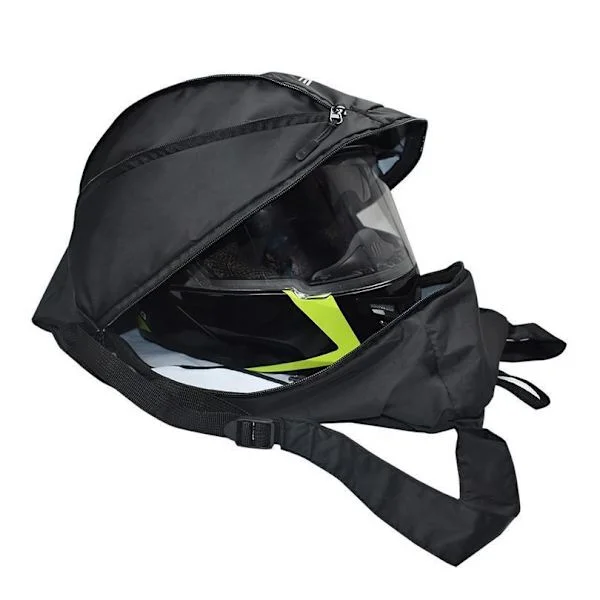 Durable Motorcycle Helmet Backpack Waterproof Motorcycle Backpack Large Capacity Cycling Backpack Lightweight Portable Stylish Riding Helmet Bag for
