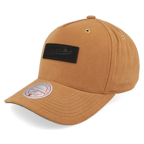 Mitchell & Ness - Marrón adjustable Gorra - Trek Box Logo Pro Brown A-Frame Adjustable @ Hatstore