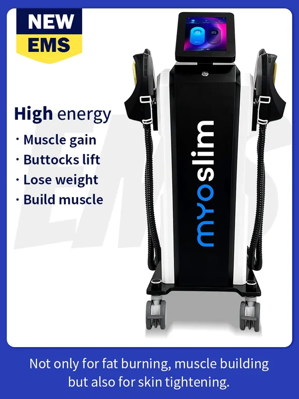 AliExpress - Myoslim 6500W RF corps électromagnétique minceur Muscle stimuler l'élimination des graisses corps minceur construire Muscle EMS corps 