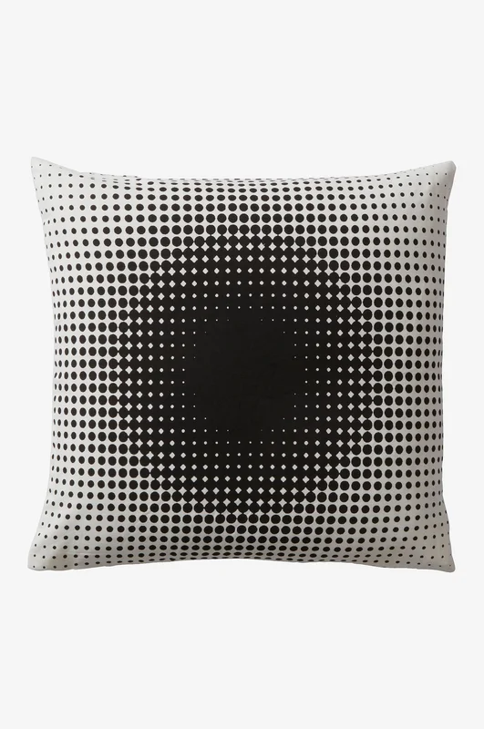 Jotex - Kussenhoes 50x50 Cm Natuurwit/zwart Natuurwit/zwart - DOTS - Koop Sierkussens & hoezen bij Jotex