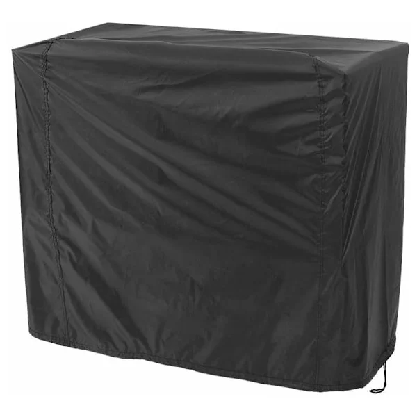 Trekk, Grilltrekk for kullgrill, Vanntett trekk for utendørs grill, Firkantet grill, Svart, (80 x 66 x 100 cm).