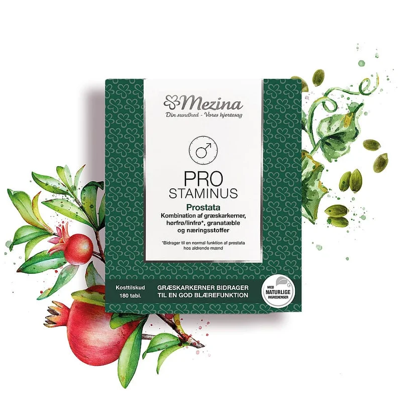 Mezina Pro-staminus 180 tabl., Helse & Madvarer, Kosttilskud Til Mænd, Prostata
