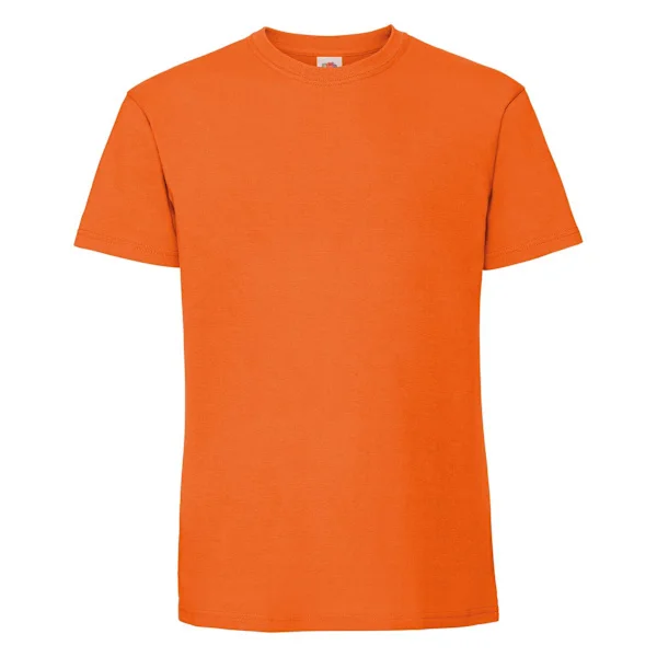 Fruit Of The Loom Mens Ringspun Premium T-Shirt S Orange