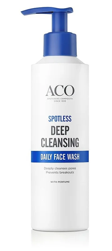 Spar 25% • Køb 2, ACO Spotless Daily Face Wash 200 ml, Mænd, Skincare, Dermatologisk Skincare Til Mænd
