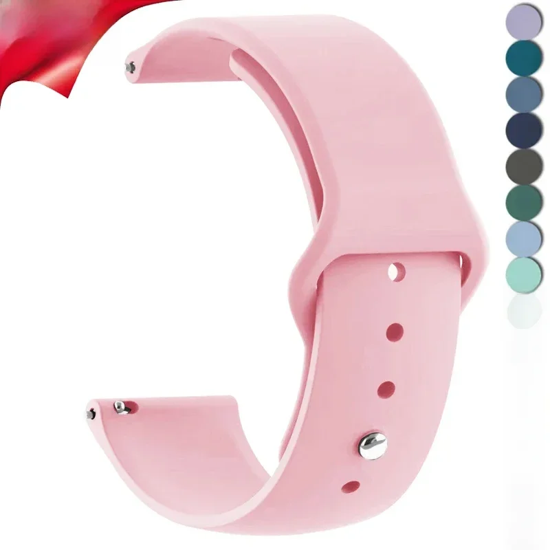 AliExpress - Bracelet de sport en Silicone, 20mm 22mm, pour Samsung Galaxy Watch 6 5 4 40/44mm 6 4Classic 43/47mm, pour Huawei GT3 4Pro