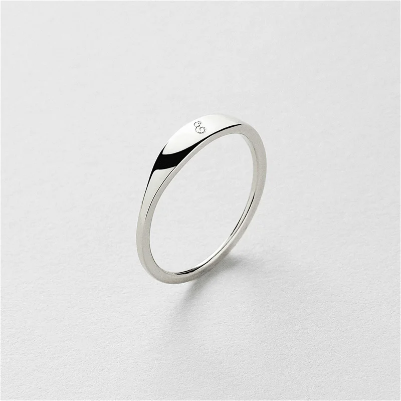 Alice Ring Gravur - Sterlingsilber