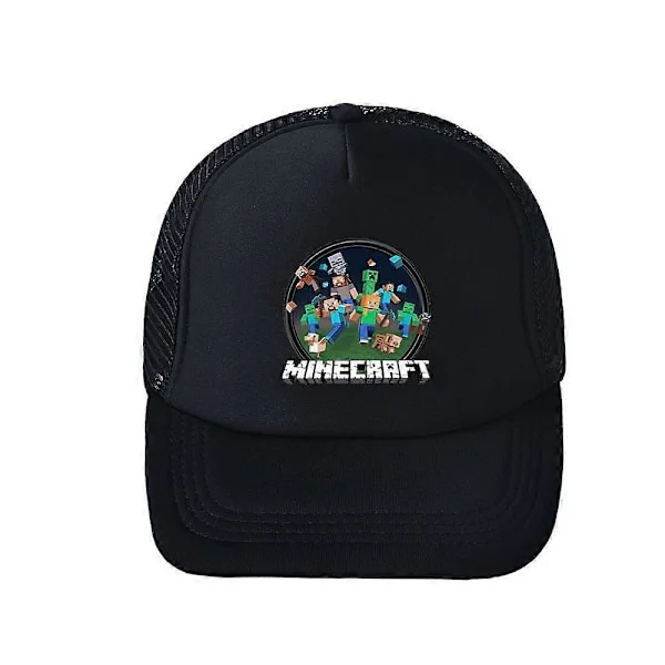 Minecraft Kesä Snapback Lippis Lasten Poikien Tyttöjen Ulkoilu Hengittävä Urheilu Aurinkohattu (FMY)