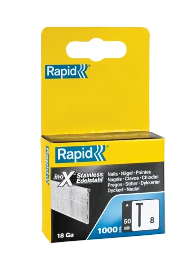 Rapid Nr 8 Dyckert rostfri 50 mm, 1000-pack, Infästning