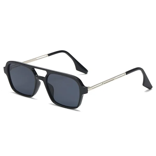 Ubiuo Firkantede Polariserte Aviator Solbriller Dame Herre Vintage Solbriller 90-tallet 70-tallet Shades