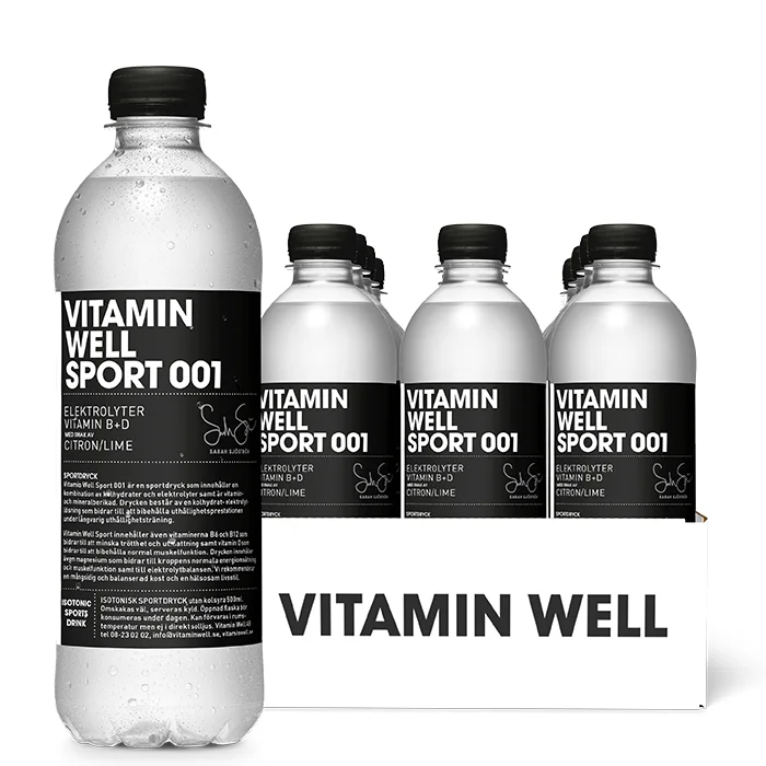 12 x Vitamin Well Vitamin juoma 500ml