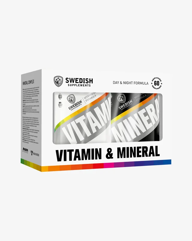 Swedish Supplements Vitamin & Mineral Complex, 120 kapslar - Multivitamin
