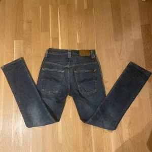 Mörkblå Nudie Jeans Skinny Jeans