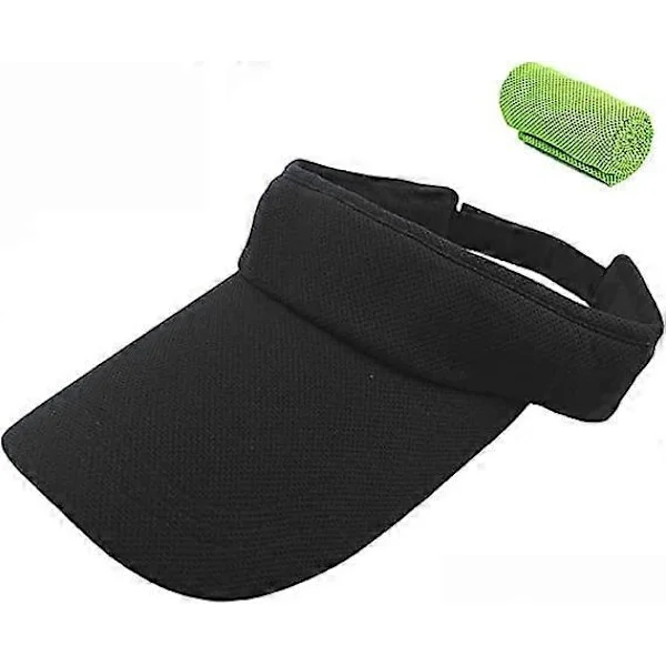 Solskydd för Kvinnor och Män, Visirskydd, Visirkeps Sportmössa Fritidshatt Anti-UV Hattar Visir för Golf Tennis Löpning Kläder Jogging Sport