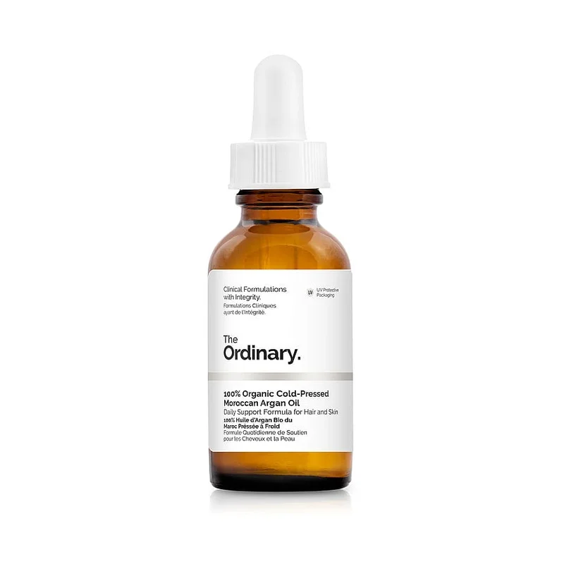 The Ordinary 100% Organic Cold-Pressed Moroccan Argan Oil 30 ml, Hudpleje, Ansigtspleje, Serum