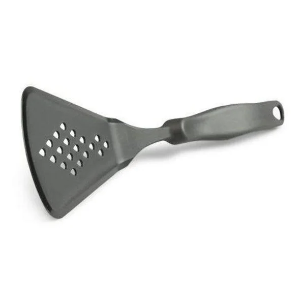 Bred stekspade med hål, svart
