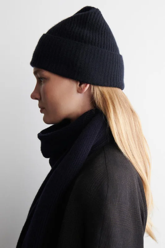 COS Women's Gorro De Lana Y Cashmere in Azul