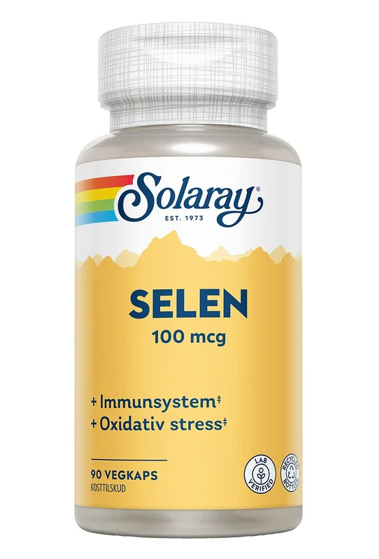 3 for 2 - Solaray Selen 90 tabl., Helse & Madvarer, Mineraler, Selen