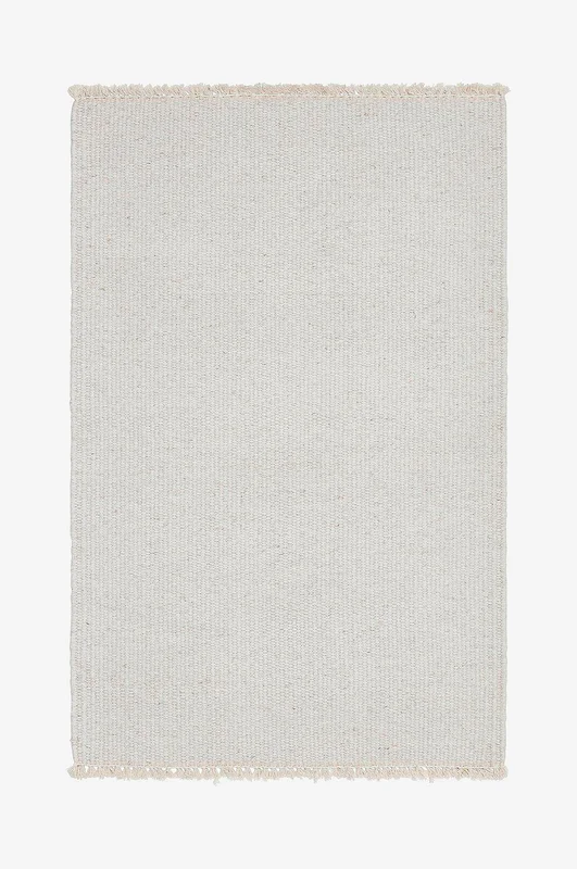 Svanefors - Ullteppe John - Hvit - Ulltepper - 60X90 - Fra Homeroom