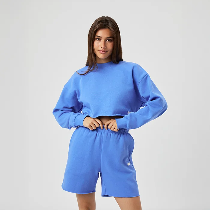Björn Borg Studio Oversized Cropped Sweatshirt Merensininen